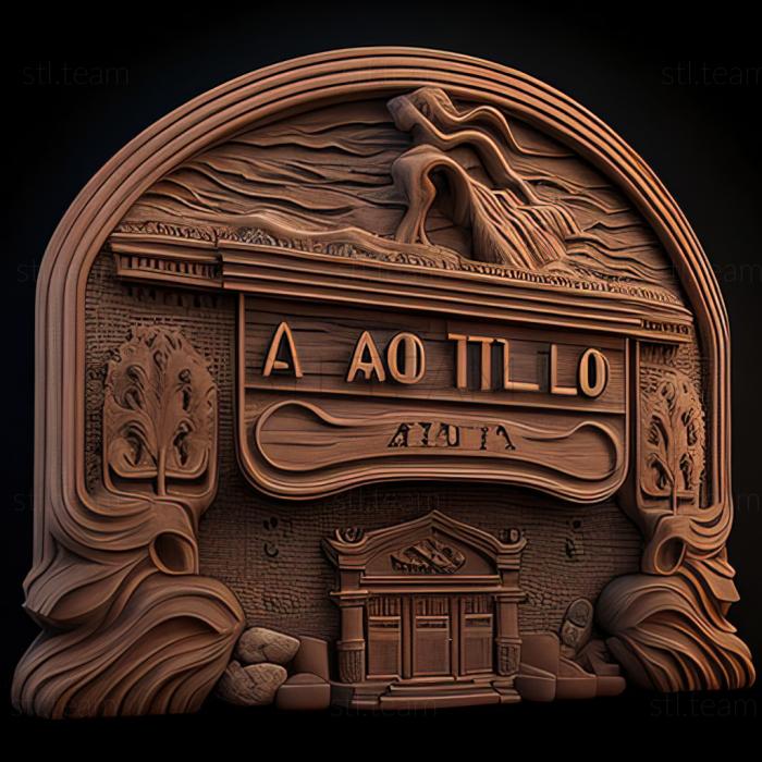3D model Rialto California (STL)